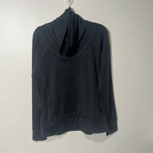 Kuhl Black Pullover Cowl Neck Sweater Women's Sz XL